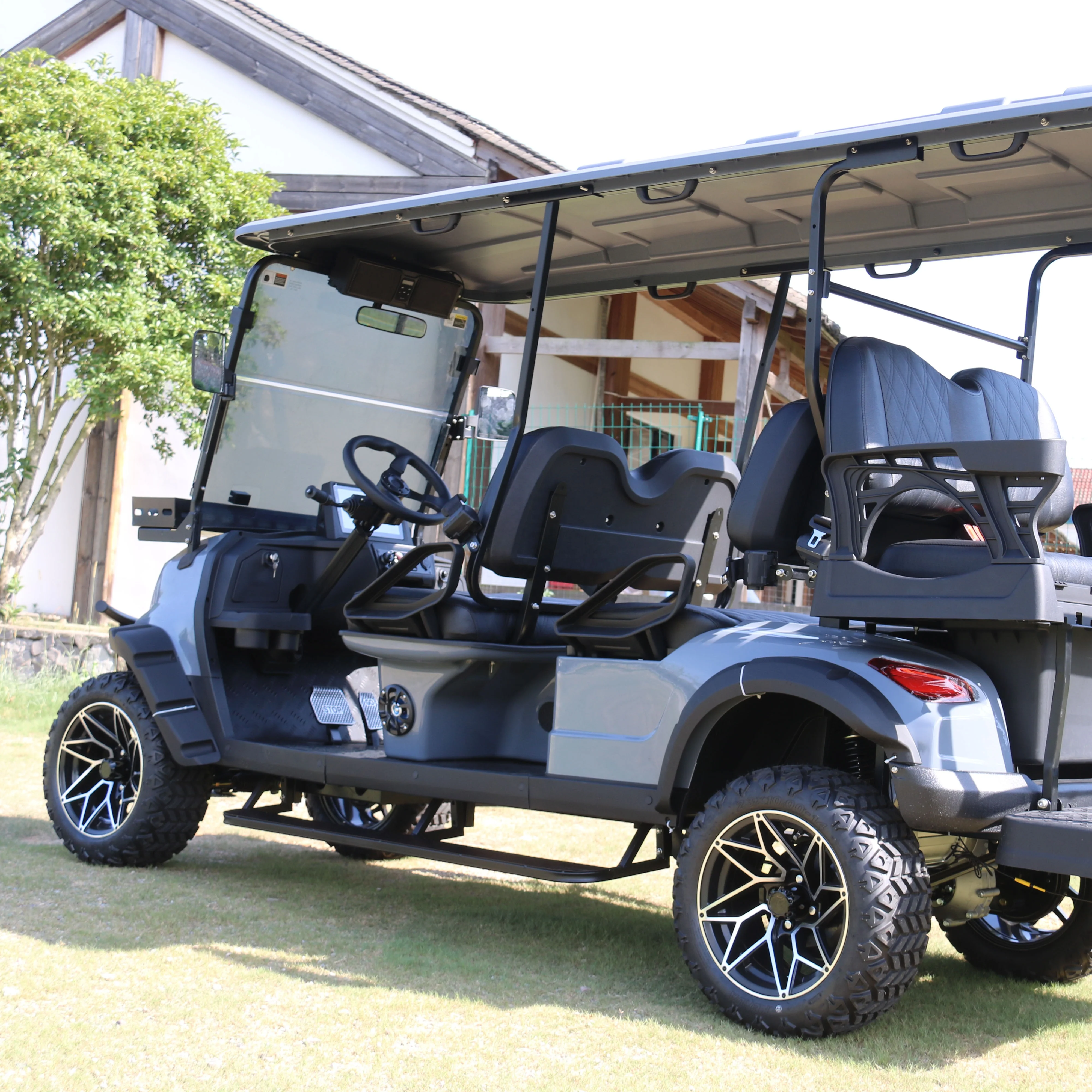Top Quality Electric Push 6 Passenger Golf Cart Durable 6 Seat Electric Golf Cart Street Legal