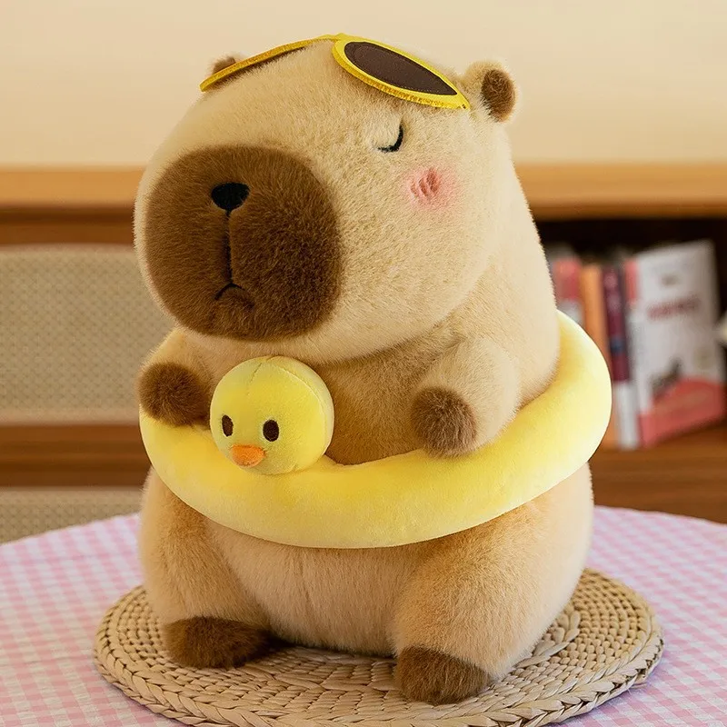 Factory Custom Cute Capybara Plushies Stuffed Plush Toy Birthday Xmas Gift for Kids