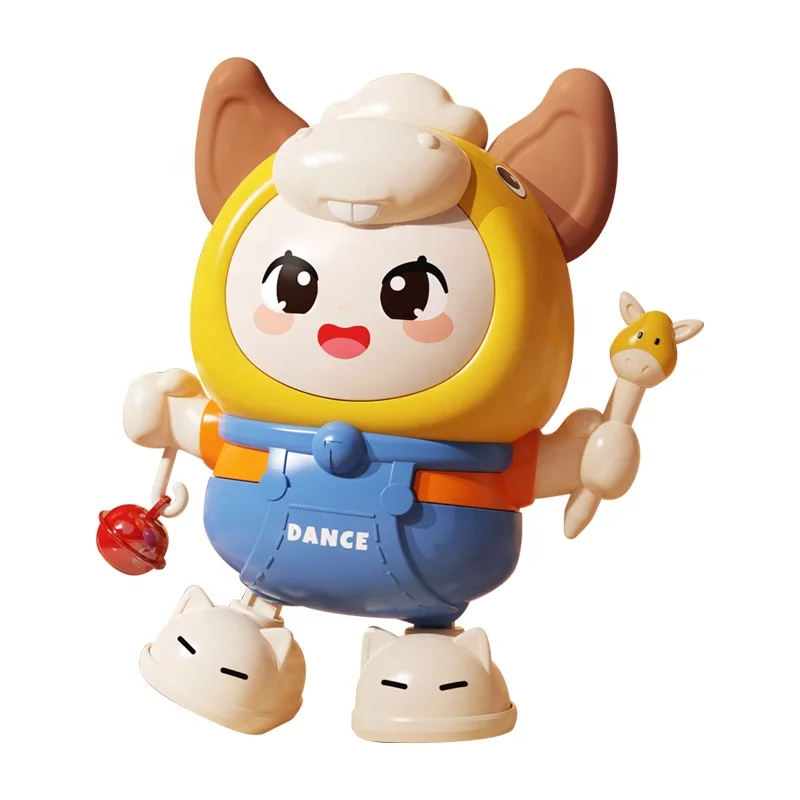 Montessori Baby Toys Dancing Donkey Electric Singing Dance Children Early Educational Toys Baby Guide Crawling Comfort Toys