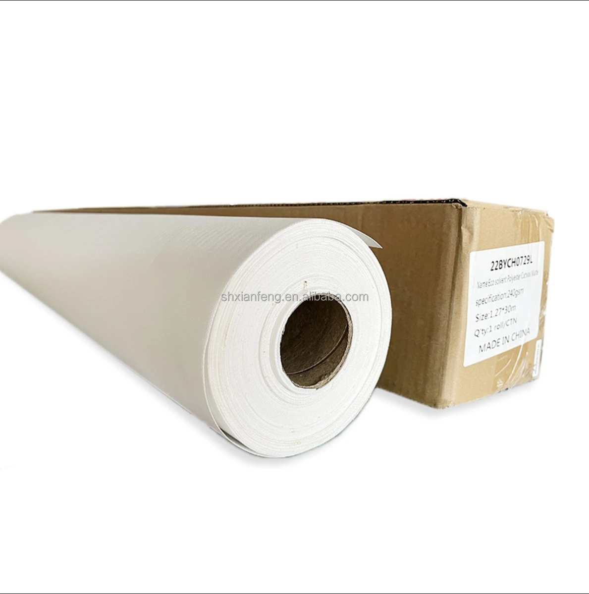 Hot selling cheap canvas roll inkjet Polyester canvas roll inkjet Digital Printing Polyester Inkjet Canvas Roll for printing