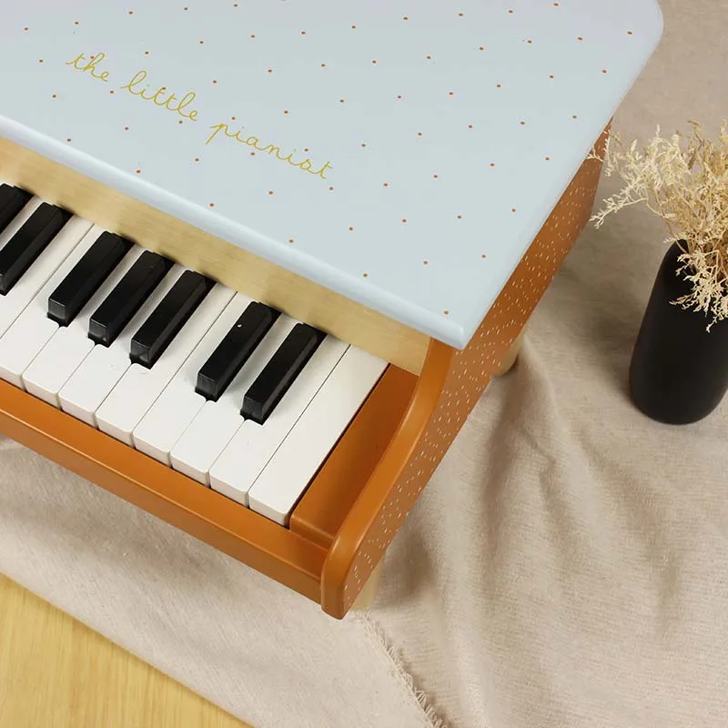 KIU Wooden Music Toys Piano Toy Musical Instrument Toys Mini Piano
