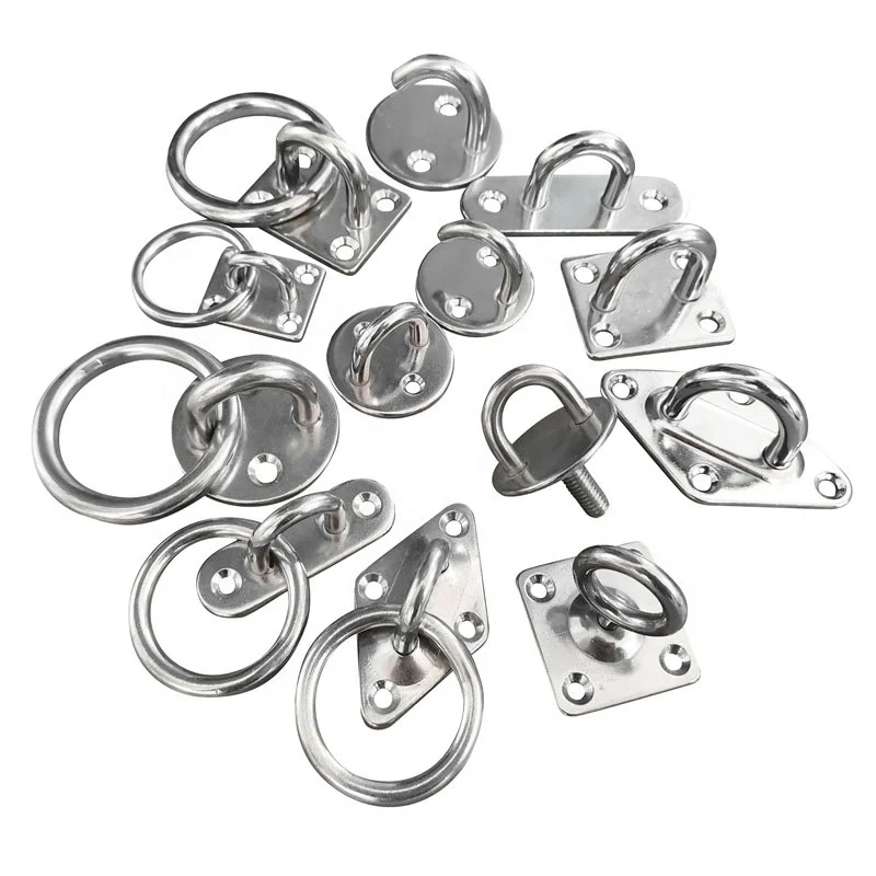 Rectangle Triangle Sun Shade Sail Hardware Kit 304 Stainless Steel Wire Rope Coated Cable Sun Shade Sail Hardware Kit