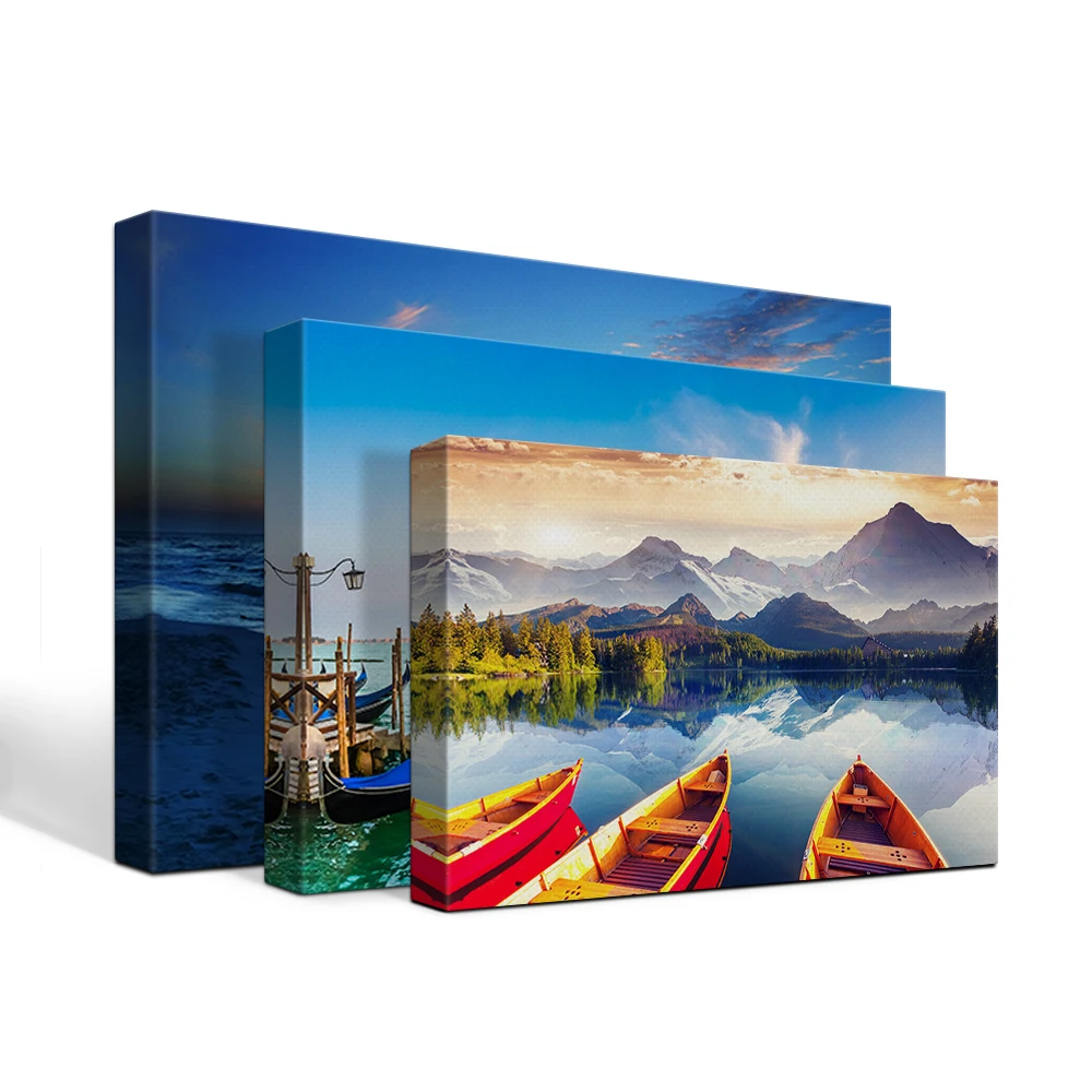 Пользовательский домашний декор с рамкой Печать на холсте сервис настенная живопись