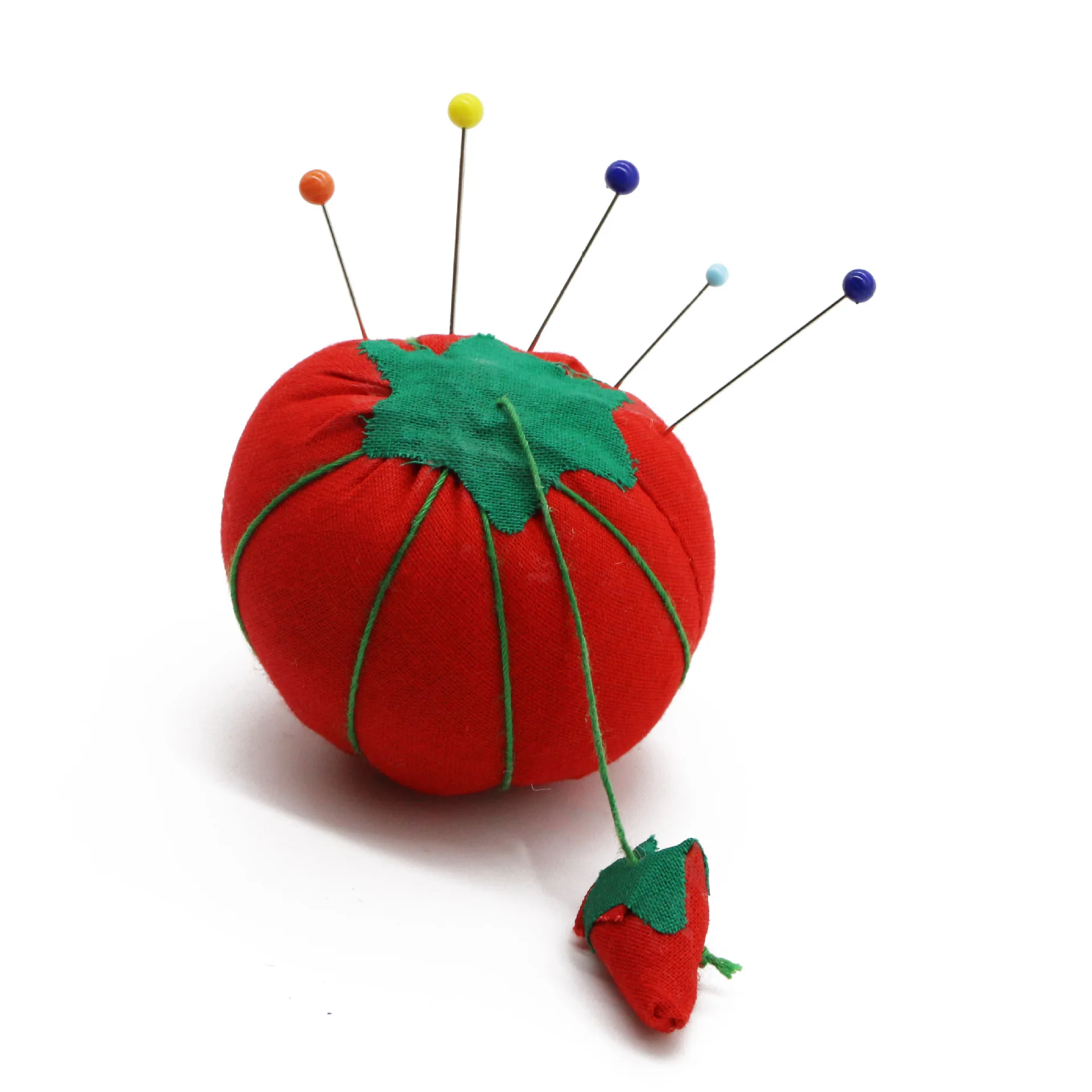 Strawberry needle inserting ball  pad Cross stitch needlemaker  inserting embroidery needle storing bead needle