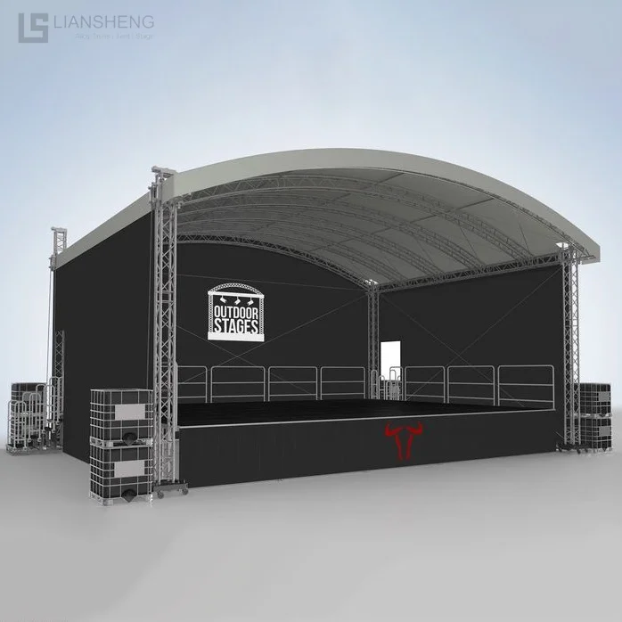 Portable Stage Platform Speaker Stage Concert Aluminum Platform Wedding Stage Podium Truss For Large Event