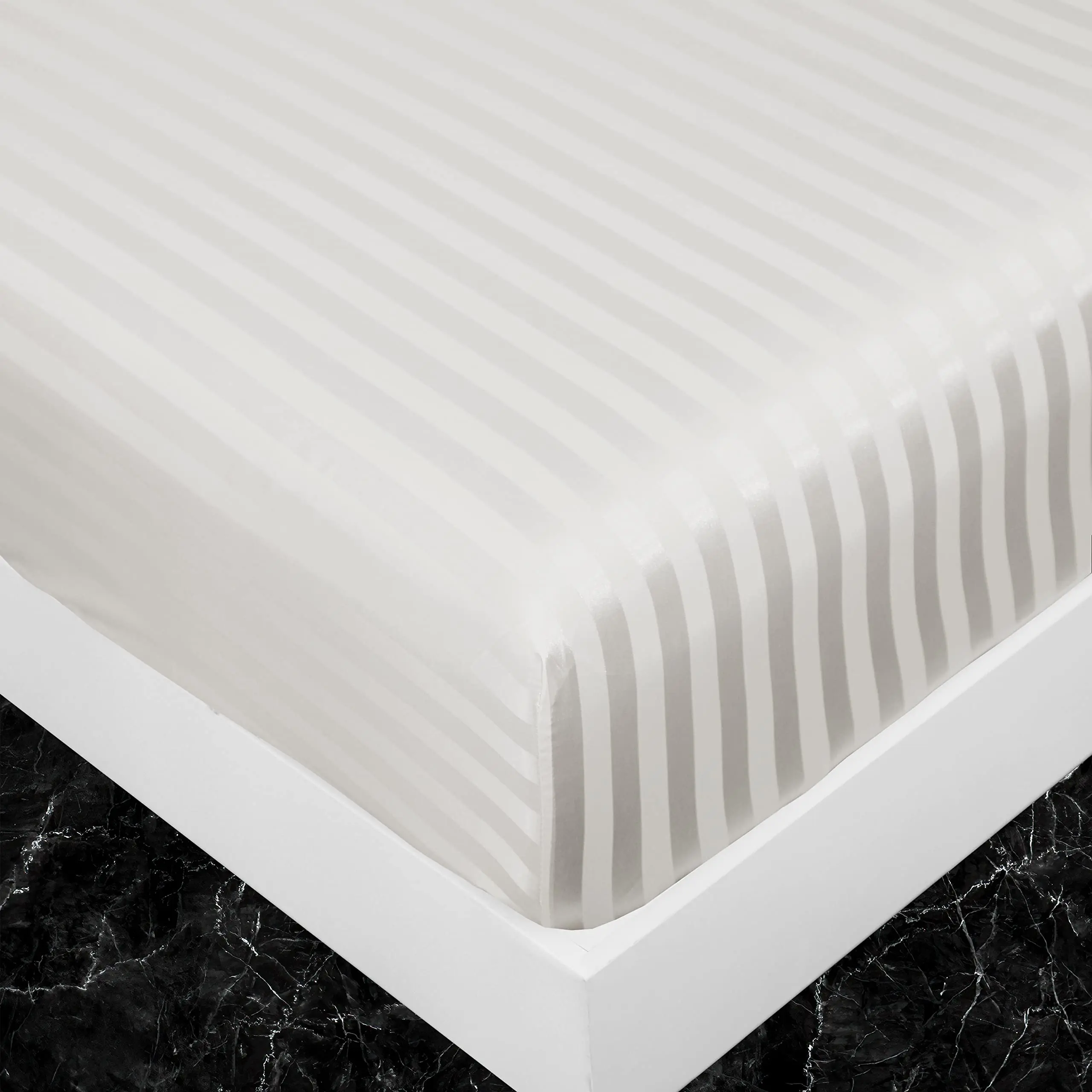 100% polyester microfiber stripe silk bedding sets stripe comforter sets with sheet and pillow case