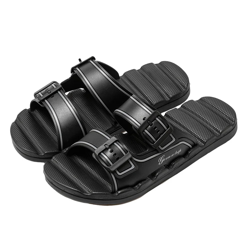 New models wholesale high quality men slippe korea low prices buckle low prices blank-slide-sandal customize sandals 47#