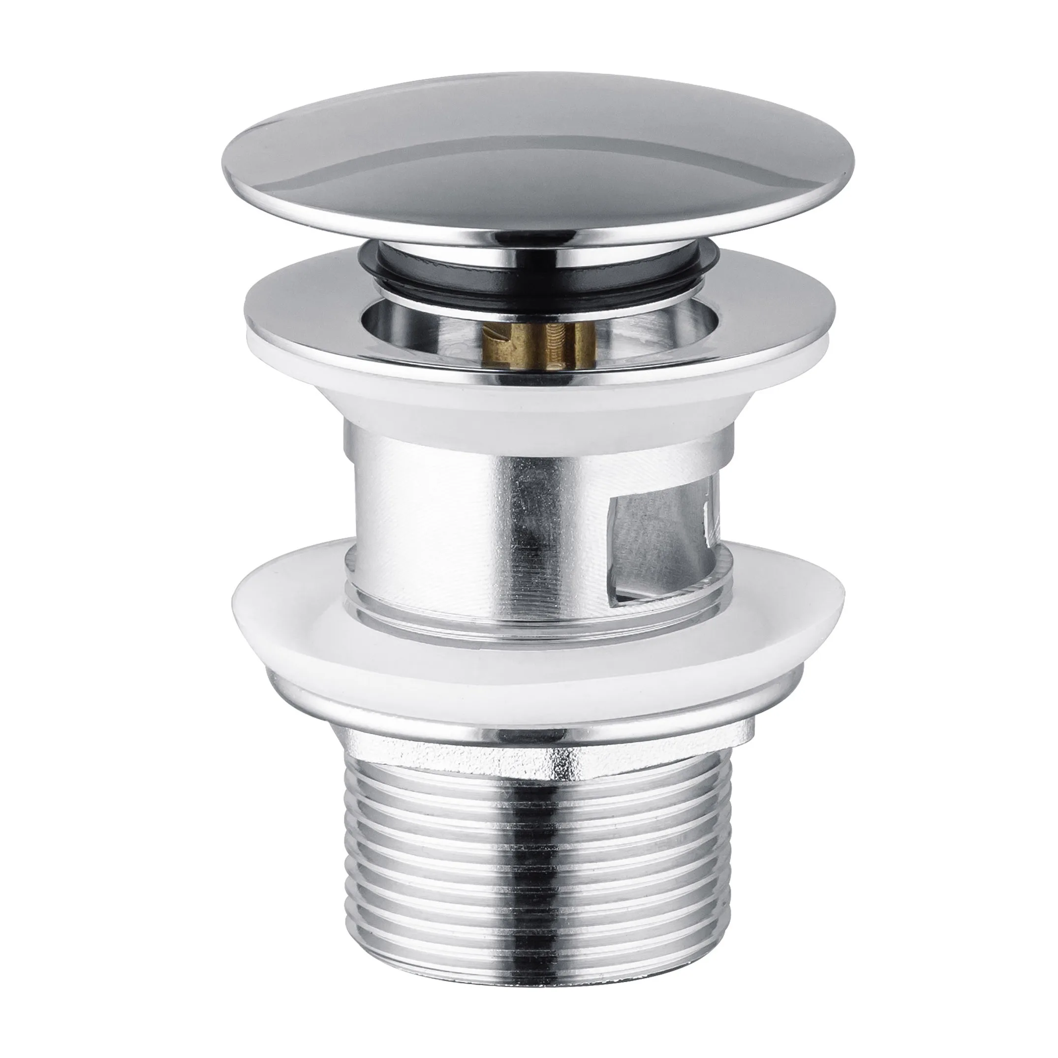 With overflow click clack pop up wash basin sink drain waste for batharoom basin drains waste