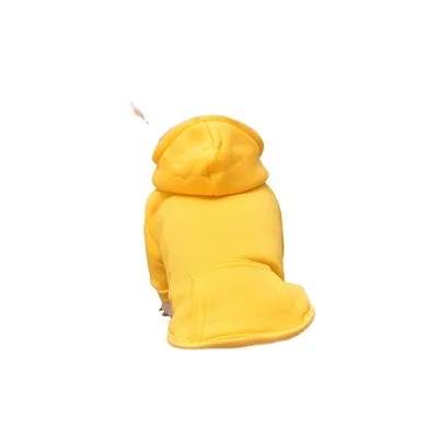 Spring and autumn dog Hooded Sweater warm two legged jacket