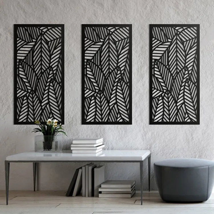 Outdoor Customized Wpc CNC Cut Composite Wood Plastic Composite Privacy Lattice Screen for  Fence Set  Wall Panel and Pergolas