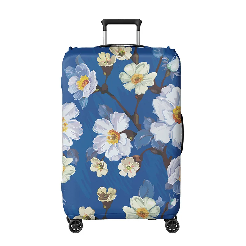 Travel Accessories Suitcase Cover Elastic Fabric Luggage Colorful Print Luggage Protective Cover Anime Trolley Case Dust Cover