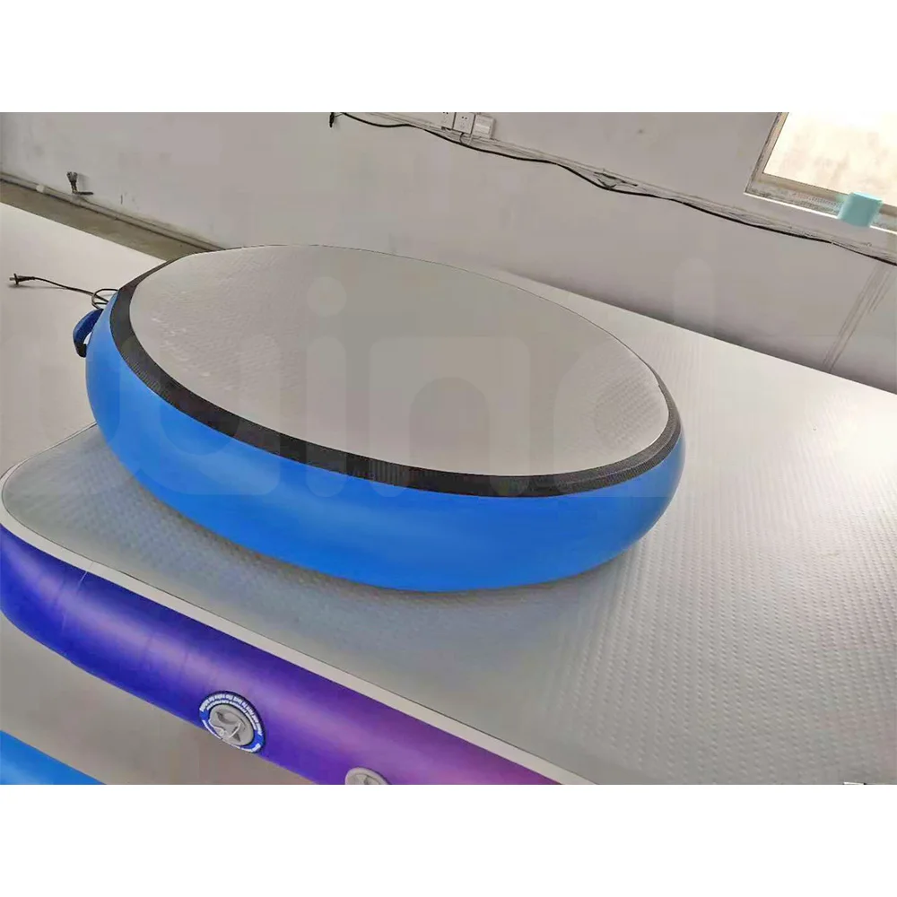 Dia40x30cm Air spot set carbon fiber edge inflatable transparent gymnastics AirSpot