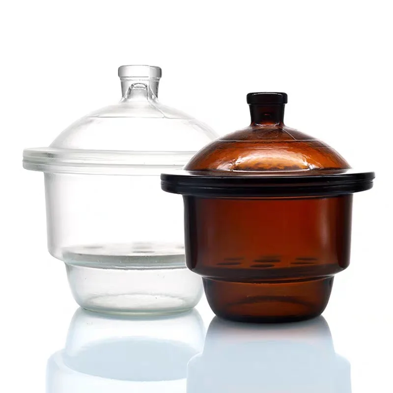 Лабораторный вакуумный осушитель с прозрачной стеклянной крышкой