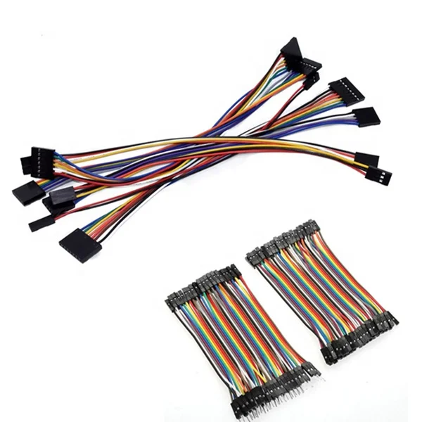 Dupont 2.54Mm Dip Connector Wire Harness Rf Cable Assembly Encode Cable 9Pin Female 5 Pin Female Dupont Cable