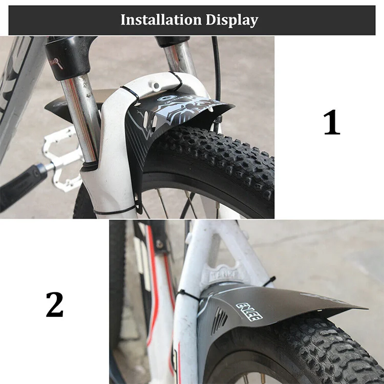 Manufacturer Wholesale quick release Mountain Bike Mudguard Plastic Bicycle Fenders