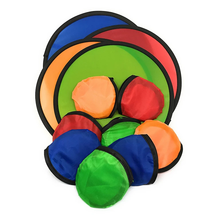 Outdoor Funny Training And Game Tool Dog Fetch Toy Pet Cloth Flying Disc With Pouch With Custom Printed Logo