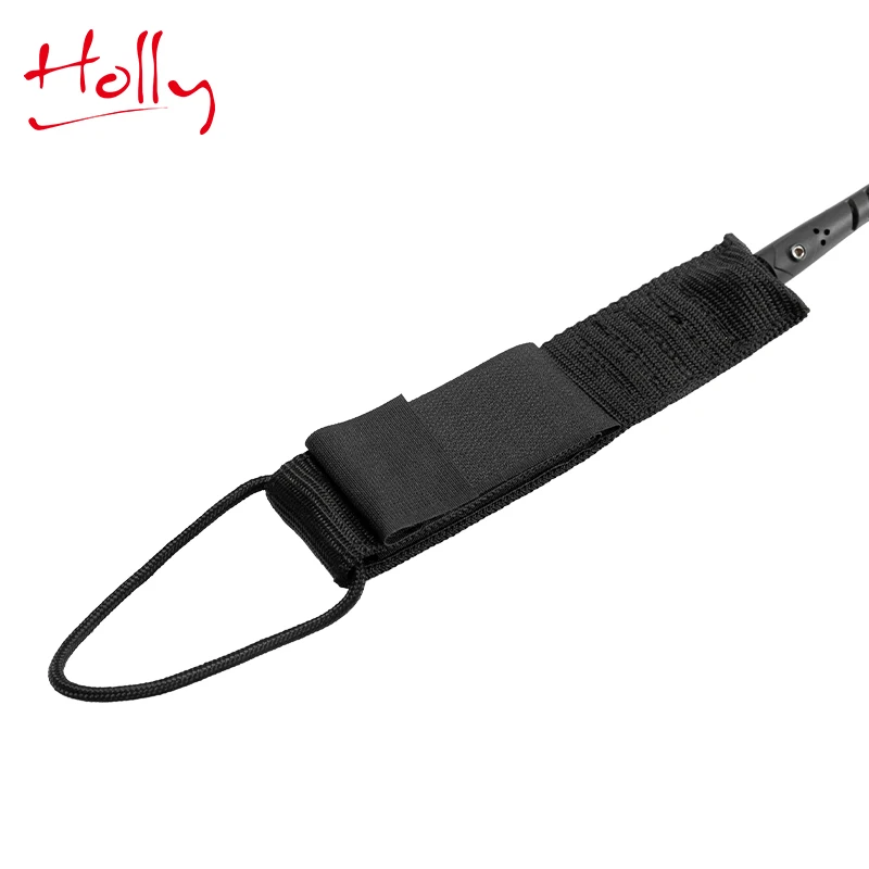 
Holly OEM Design Coiled Stand Up Paddle Board Surf Leash 