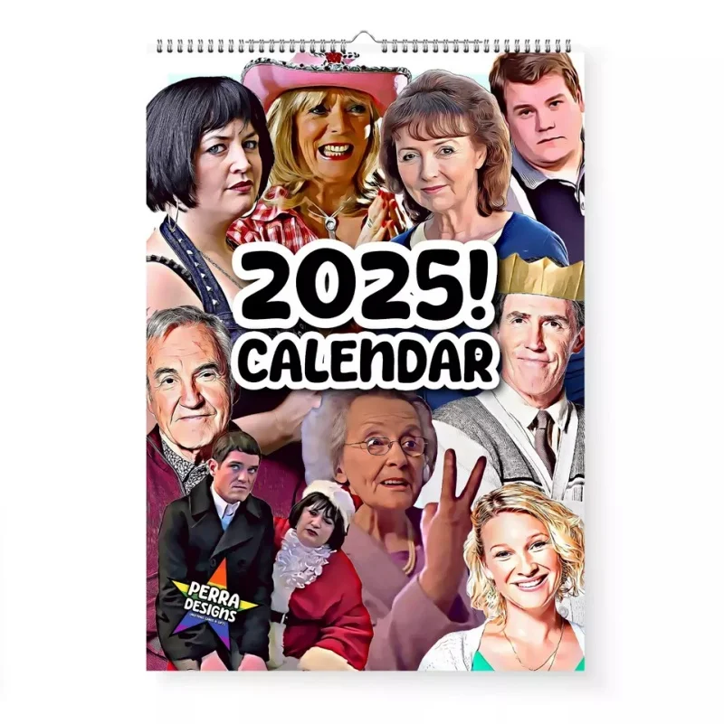 2025 новый календарь 12 месяцев настенный Gavin and Stacey ежемесячный планировщик Забавный для дома или