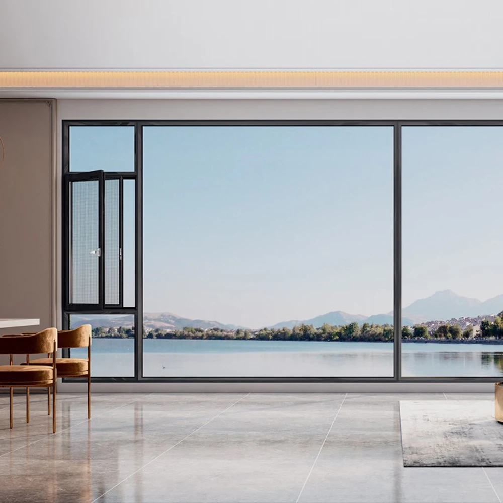 Manufacturer wholesale Seamless Welded Broken Bridge Window Aluminum United States Aluminum Windows