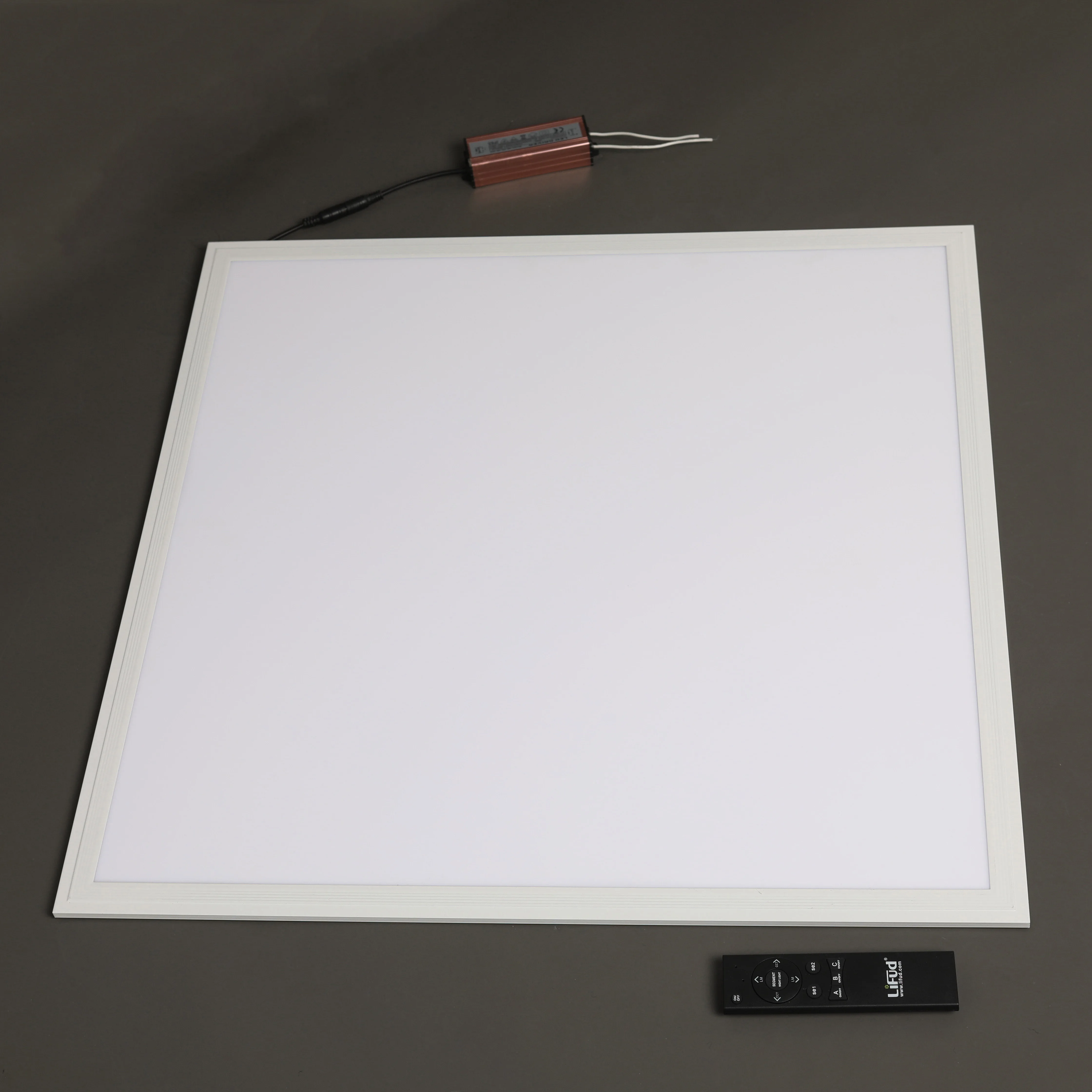 Panel Lights 600*600, Big Led Ceiling Panel Light Uvc Skd Assembly Line Backlit Led Waterproof Square Shape Modern Aluminum Ip44