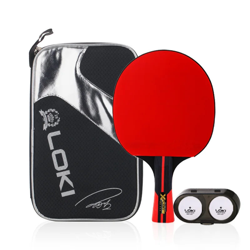 
2021 LOKI new design wholesale factory price competitive table tennis rackets in sports gym 