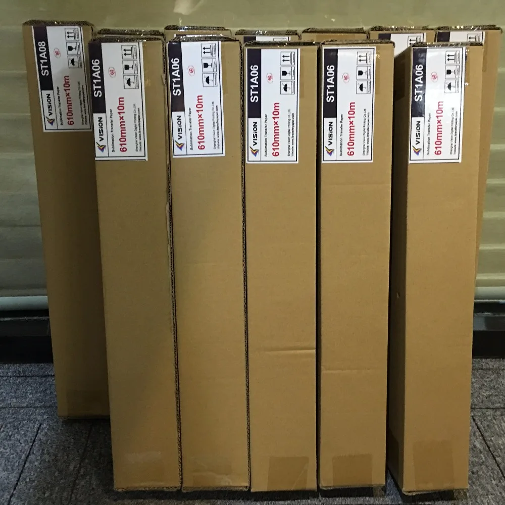 
Sublimation transfer paper, premium 100g fast dry dye sublimation paper roll size for clothes 