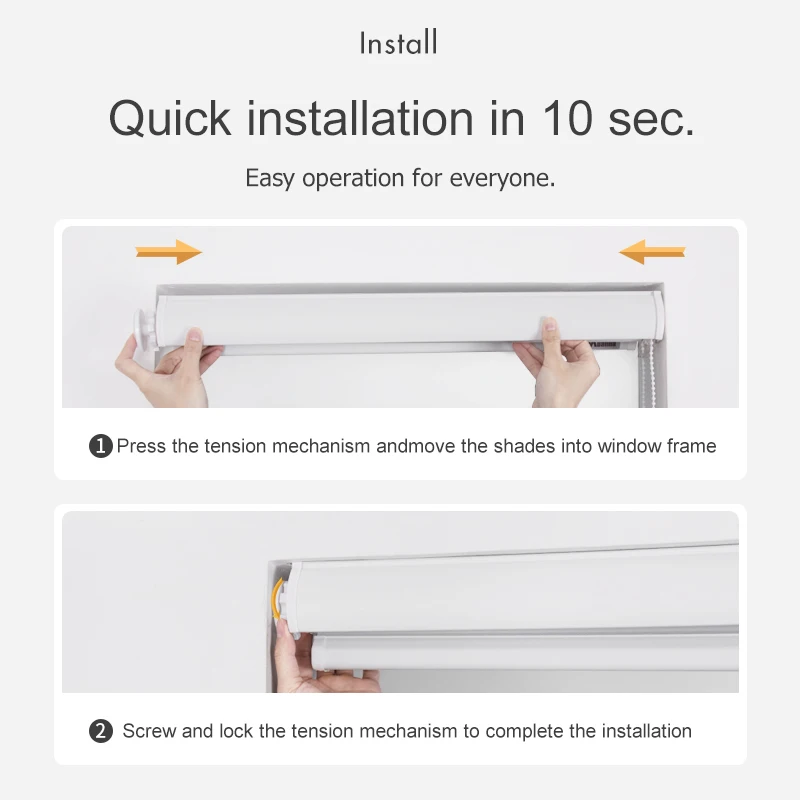 Современные стильные двойные роликовые затемняющие полосатые роликовые жалюзи, водонепроницаемая полупрозрачная затеняющая система «все в одном» (Bead)