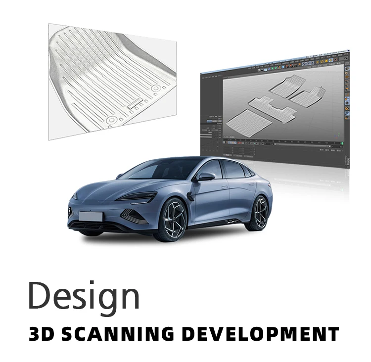 Seal Accessory Tpe Foot Mat Floor Liner Foot Pad 5D Car Floor Mats For BYD Seal Electric Car