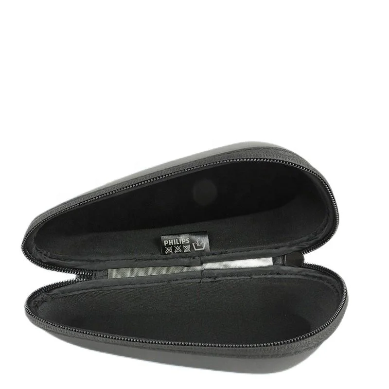 Customized EVA shaver packaging storage box PU hard shell portable pressure resistant shaver storage EVA bag