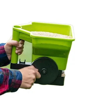 Manual Seed and Fertilizer Spreader for Lawns and Gardens