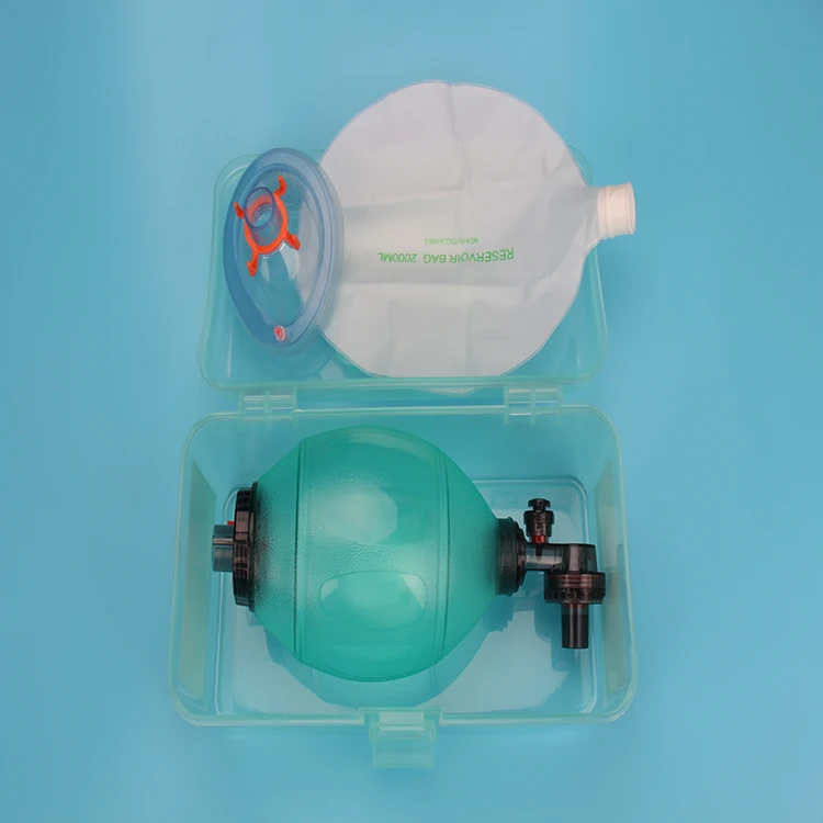 Hot sale Medical Emergency Silicone manual Resuscitator/ambu Bag