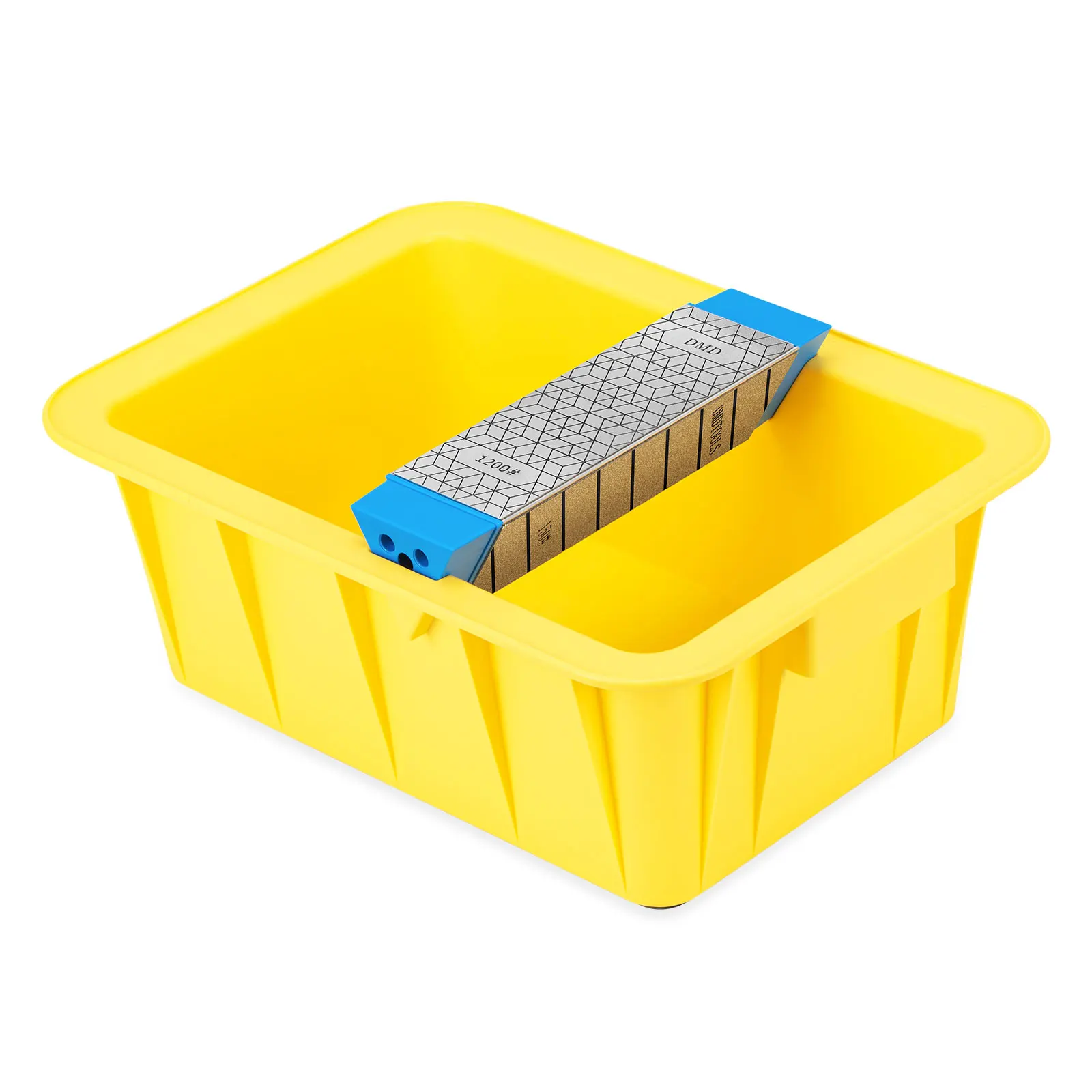 High quality Triple-side sharpening stone holder whetstone with plastic base