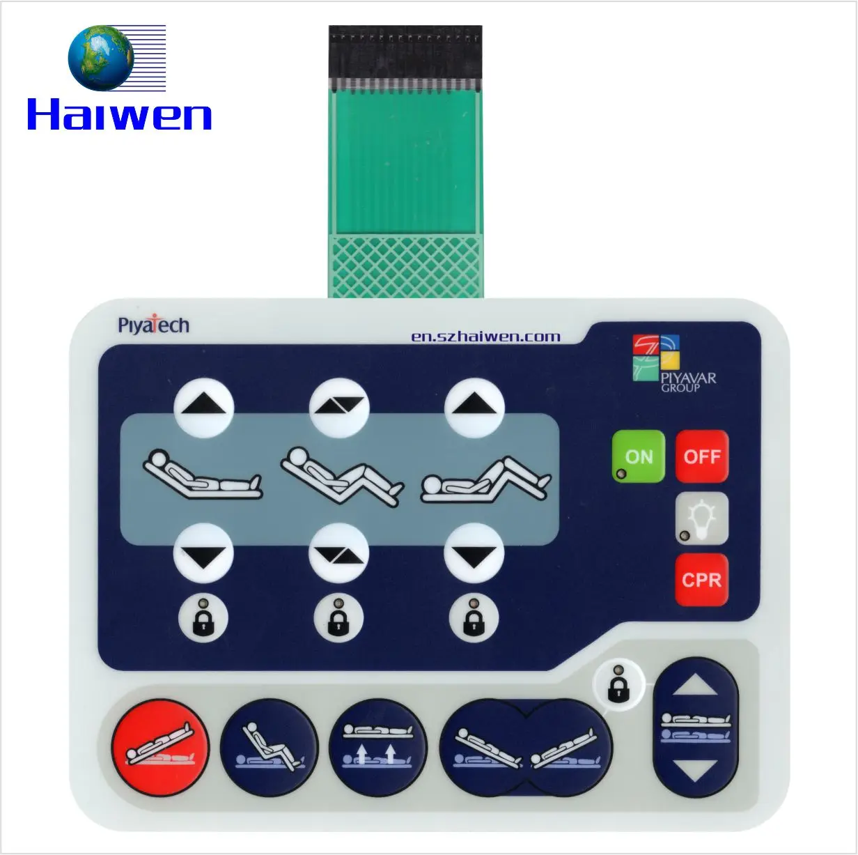 Custom Led Membrane Switch With Led Backlight Membrane Switch Keypad Panel