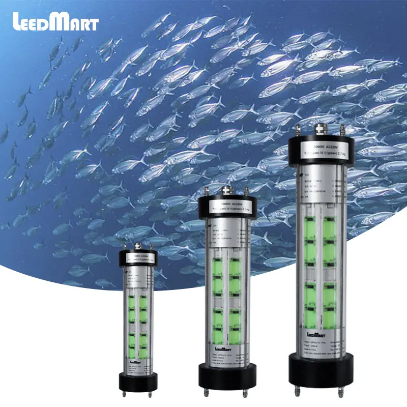 Hot Selling Night Fishing ac220v 1000w LED Green Fishing Light Fast Fishing Light