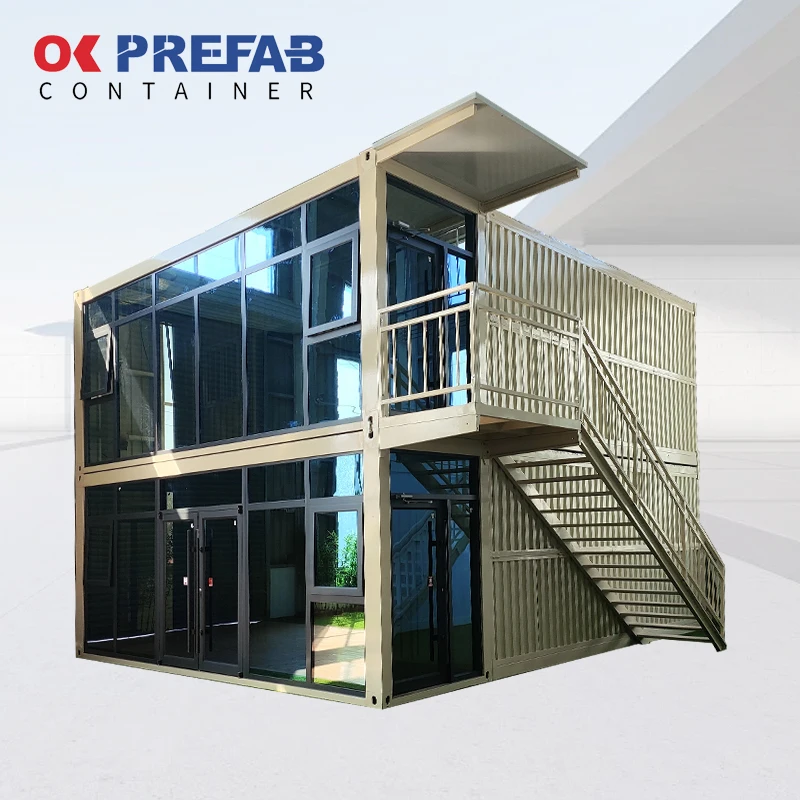 Оптовая цена модульная площадка плоская упаковка Офисная кофейня квартира сборный складной контейнерный дом