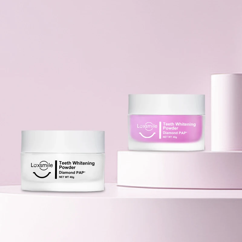 Private Label OEM 3 Day Mint Peroxide Free Non Sensitive Tooth Whiten Powder Strong Pap Organic Powder Strong Whitening Teeth