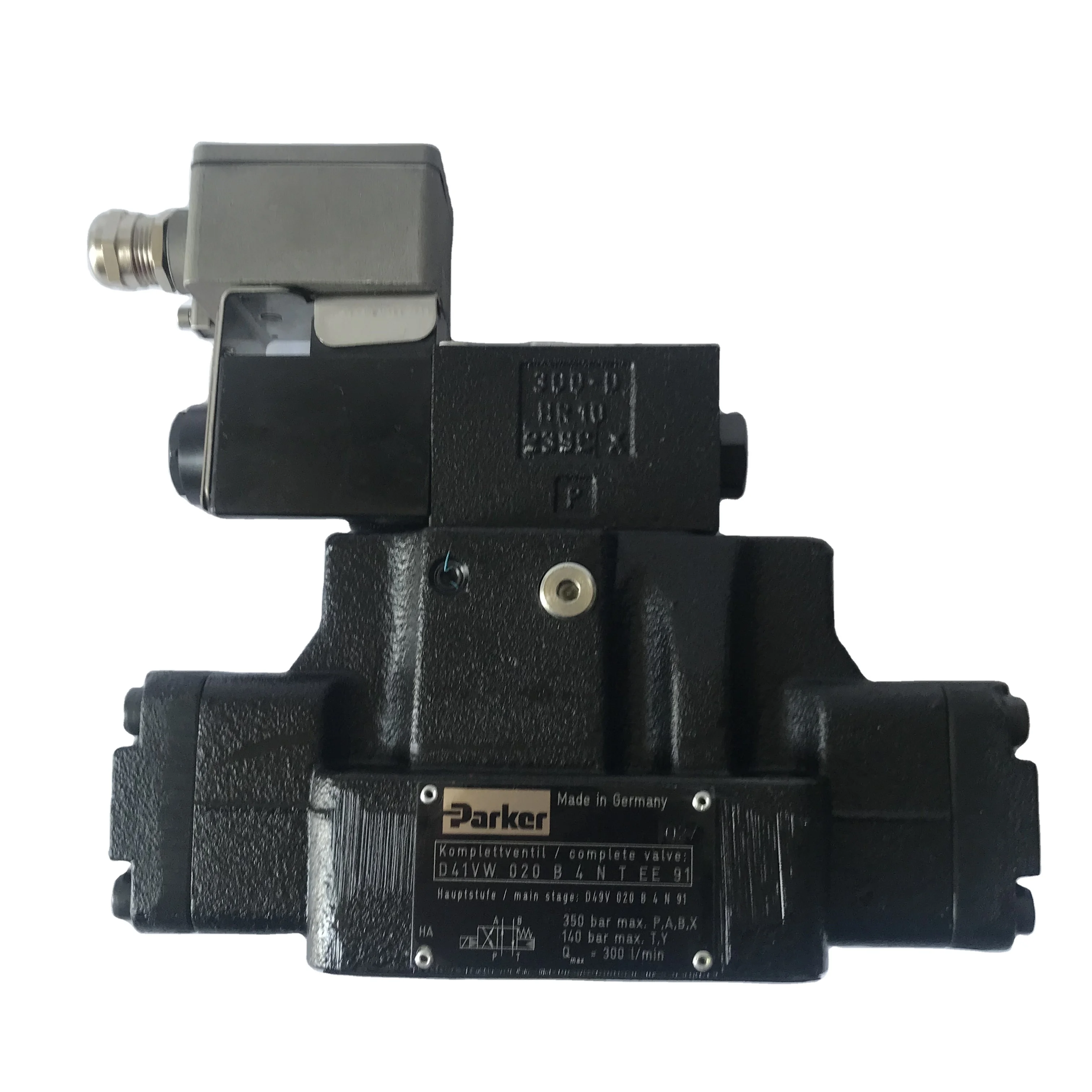 Parker Explosion proof electro hydraulic valve D41VW020B4NTEE91 high pressure solenoid valve