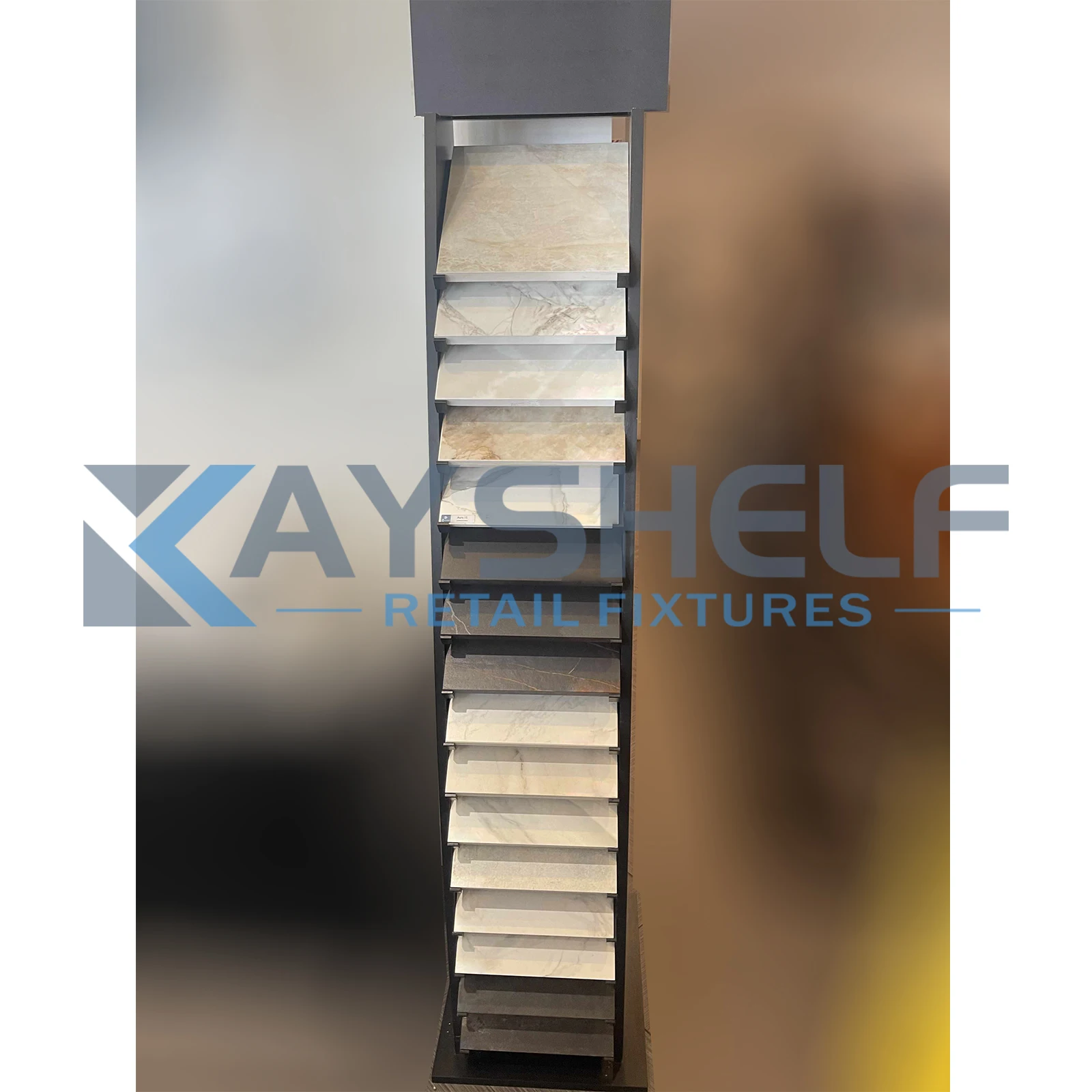 Quartz Stone Display Stand Tile Stone Floor display Stand Rack