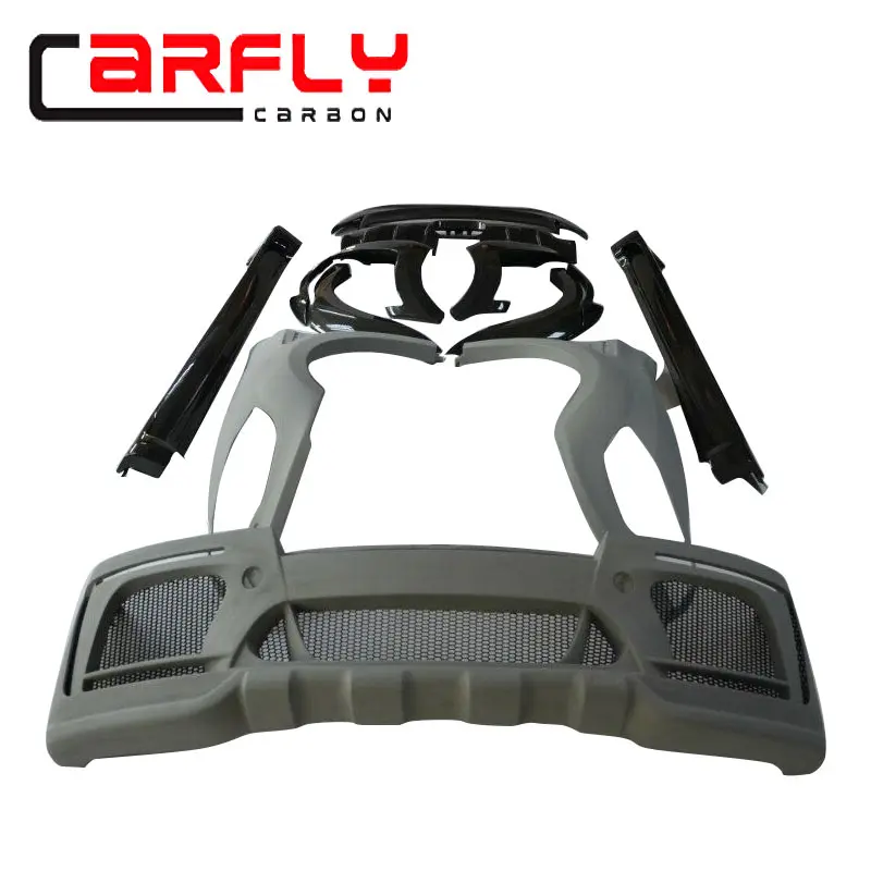 Fiber Glass Bumper Carbon Fiber Wide Body kit For X6 E71 HM style