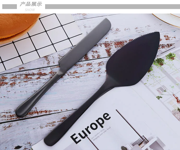 Wedding Party Stainless Steel Cake Knife And Server Set Cake Cutter Pizza Shovel
