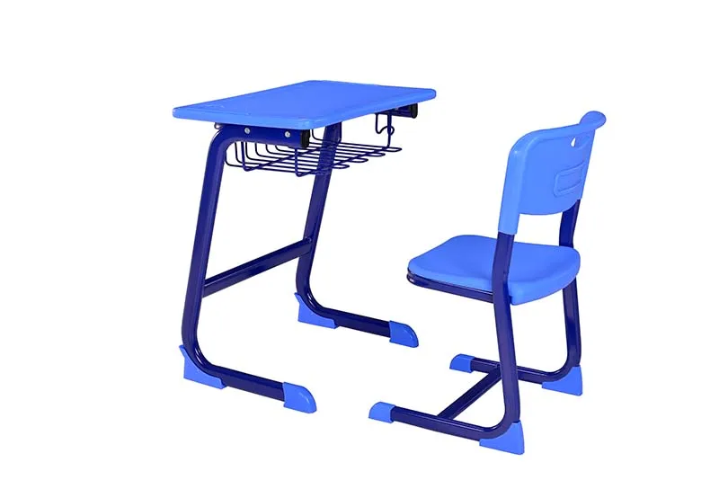 
Cheap school desk and chair study single adjustable classroom desk and chair 