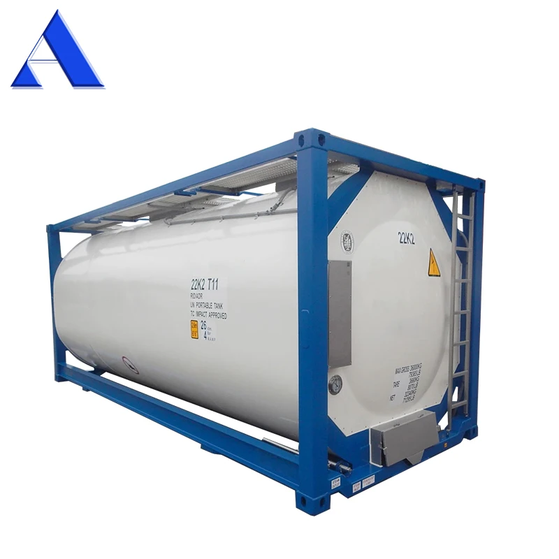 Industrial Grade and Food Grade ASME Standard New 20ft UN Portable Tank Container T11 Price