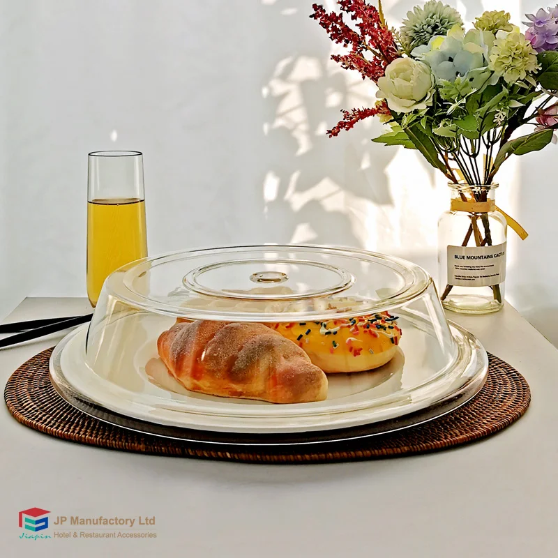 Restaurant use 11.2 inch PC Plate Covers Customized Oval food plate cover  with High Quality