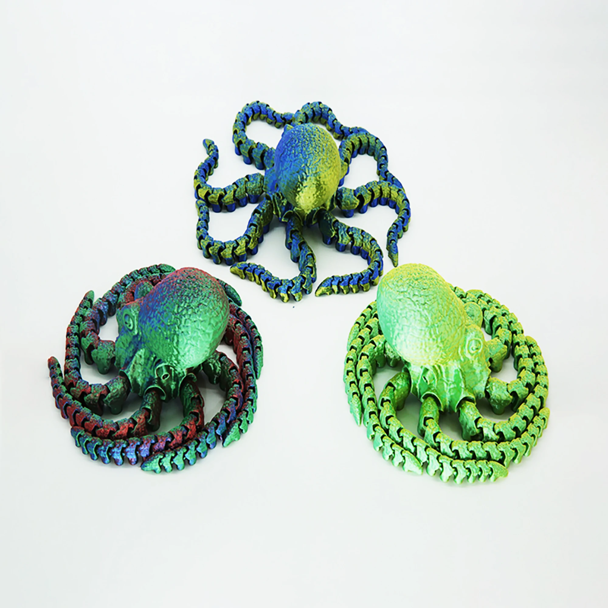 OEM ODM 3D Printing Plastic Octopus Skull Model Integrated Molding Collection Octopus Model Toy