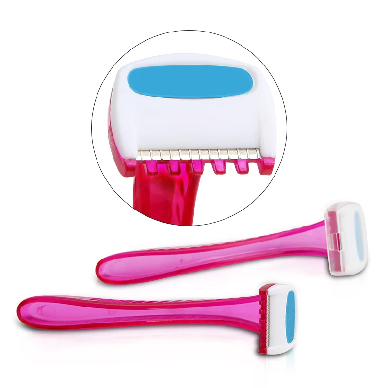 BIKINI Razor Single Blade With Comb Shaving Tool for Ladies ,hair Removal Trimmer Body razor for Women