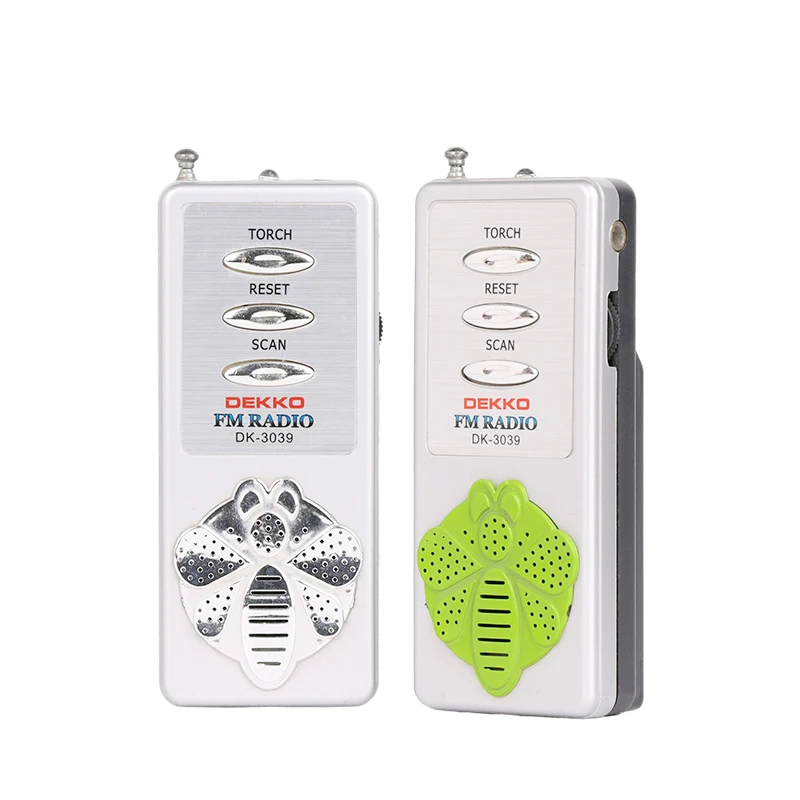 Pocket radio built in speaker with earphone jack mini radio FM auto scan 88-108 MHz radio