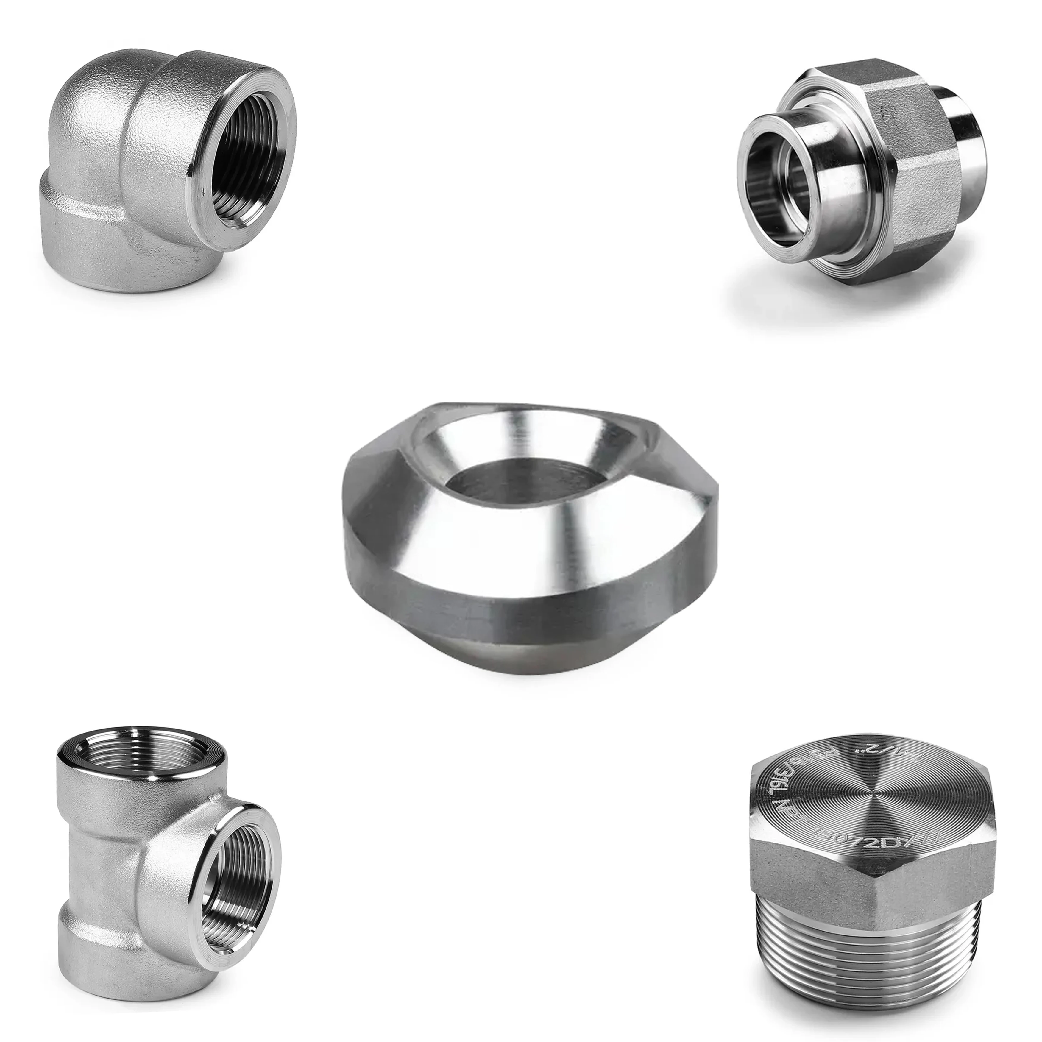 MSS SP97 Stainless steel butt welding forged weldolets socketolet of pipe fittings