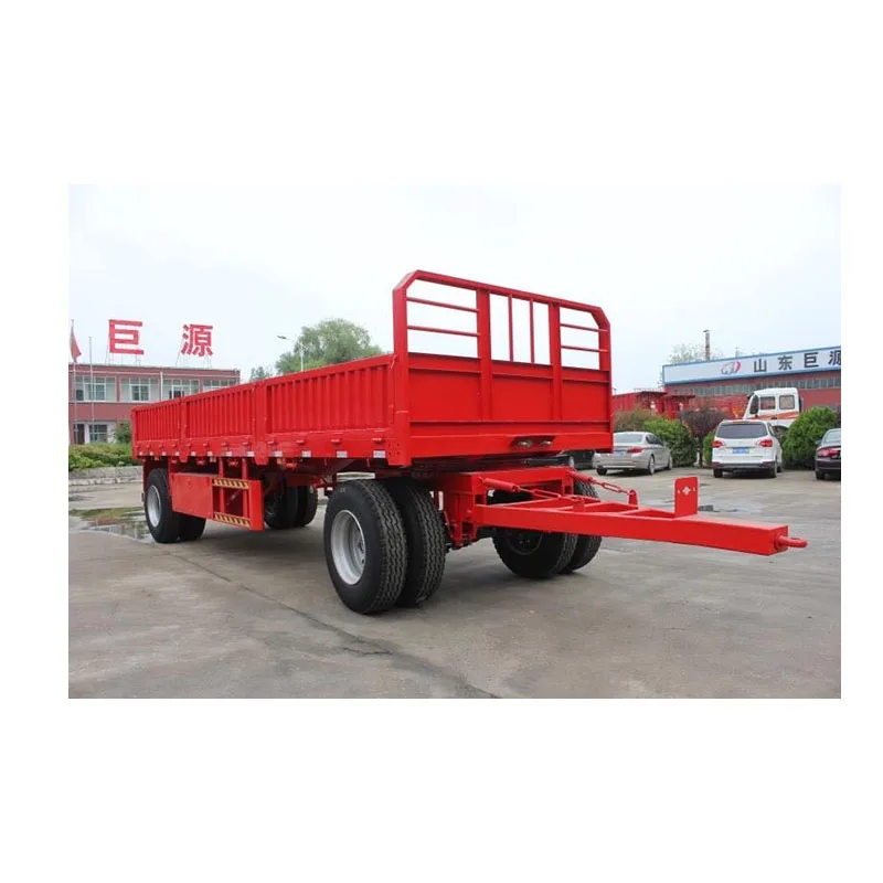 Competitive Price 20 Ton 30 Ton Full Semi Trailer 2 Axle 3 Axle Steel and Carbon Steel Truck Trailers