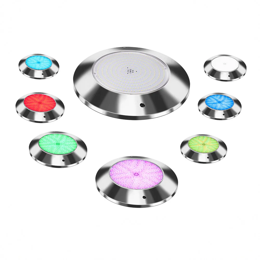 Refined tuya wifi smart IP68 12V Wall Mounted Underwater Lamp 18W LED Pool Lights