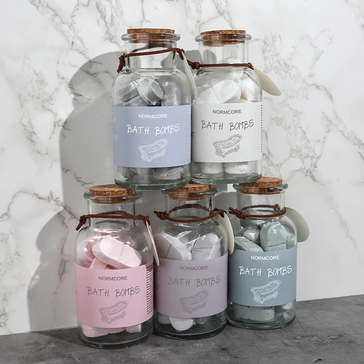 OEM Custom Wholesale Private Label Luxury Natural Organic Vegan fizzy Bath Bomb Tablet